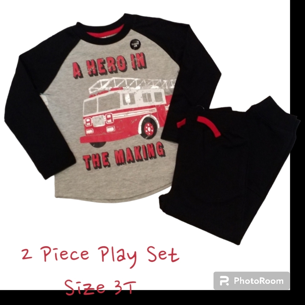 NWT Okie Dokie "A Hero in Making" set, 3T